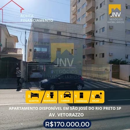 Apartamento em São José do Rio Preto - Jardim Residencial Vetorasso