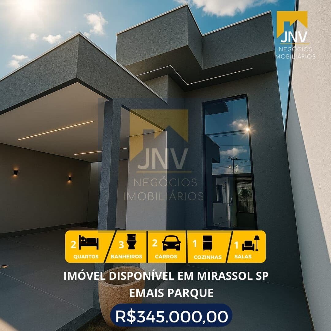 Casa em Mirassol - Residencial Mais Parque Mirassol