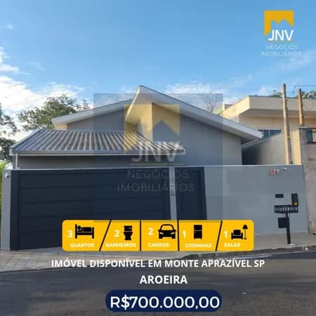 Casa em Monte Aprazível - Aroeira