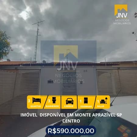 Casa em Monte Aprazível - Centro