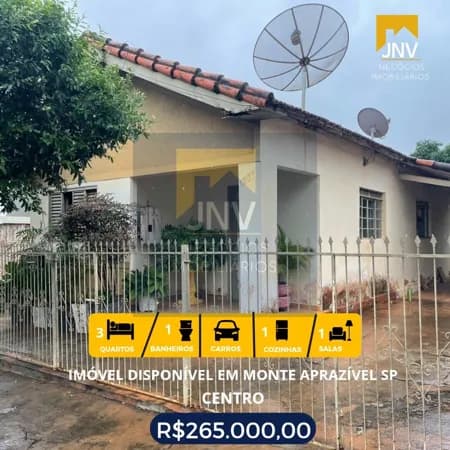 Casa em Monte Aprazível - Centro