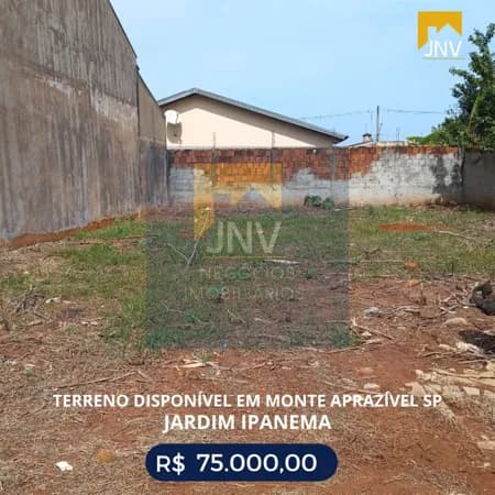 Lote/Terreno em Monte Aprazível - Centro