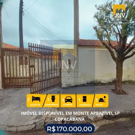 Casa em Monte Aprazível - Centro