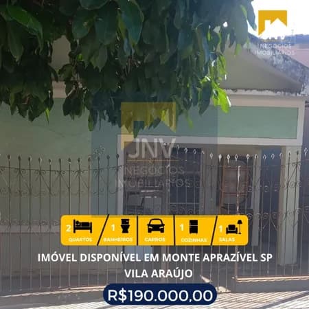 Casa em Monte Aprazível - Centro