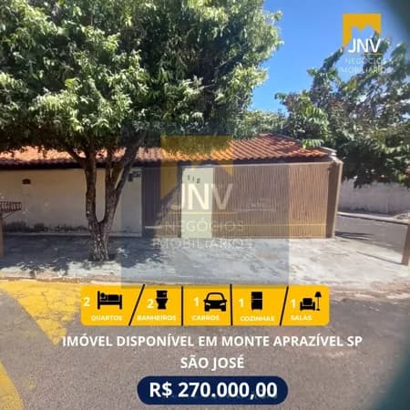 Casa em Monte Aprazível - Centro