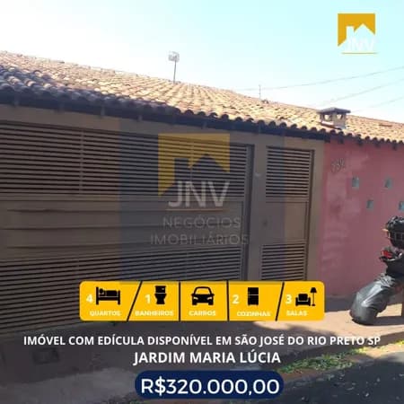 Casa em São José do Rio Preto - Jardim Maria Lúcia