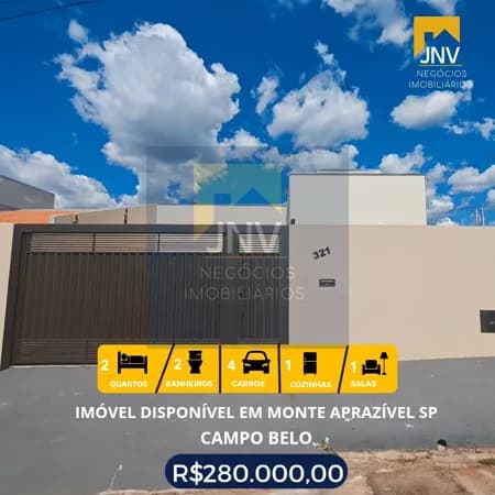 Casa em Monte Aprazível - Centro