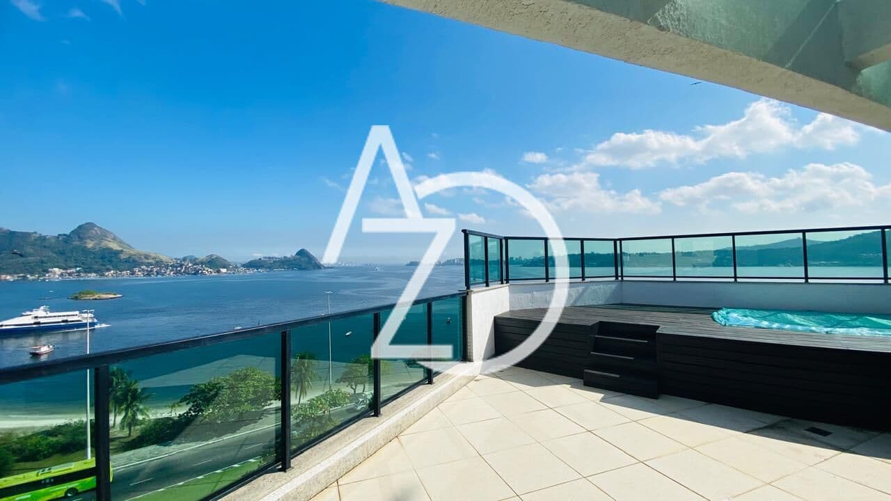 Apartamento Charitas, piscina - Niterói