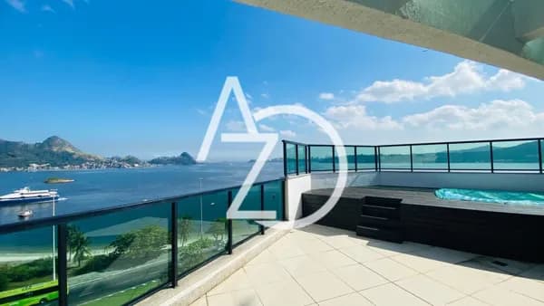 Apartamento Charitas, piscina - Niterói