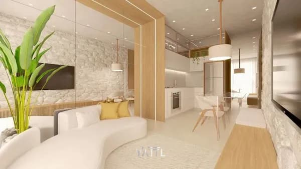 Apartamento com 2 Suítes à venda . 51 m² por R$ 422.197 - Village - Imbituba/SC