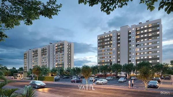 Apartamento com 2 dormitórios à venda, 50 m² por R$ 287.649,73 - Baependi - Jaraguá do Sul/SC