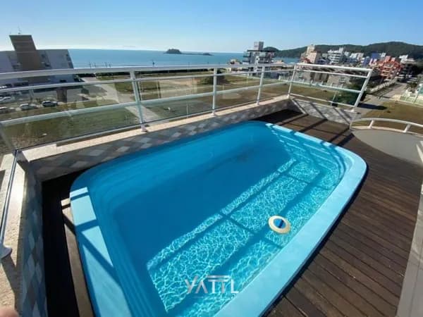 Cobertura com vista para o mar a 100m da Praia de Palmas - Ganchos do Meio - Governador Celso Ramos/SC