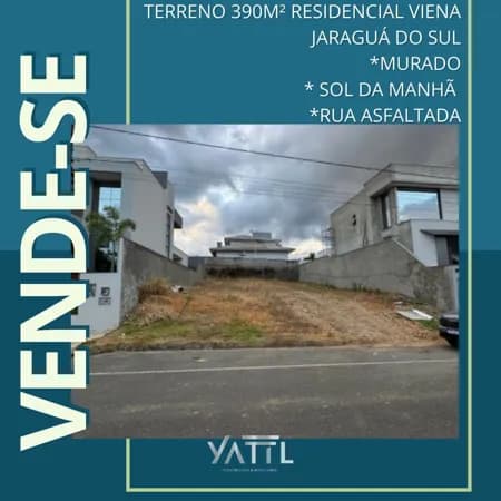 Terreno à Venda em Tifa Martins | 390m² – Jaraguá do Sul
