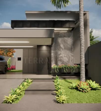 Casa Moderna 3 Dormitórios com Gourmet no Loteamento Portinari – Jardim Estoril