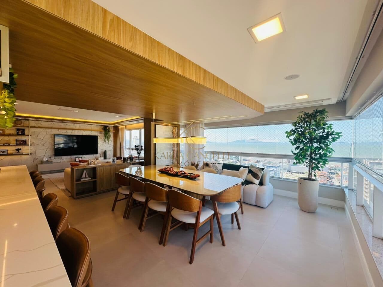 Apartamento mobiliado e equipado com Vista para o Mar em Barreiros