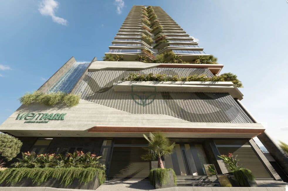 Apartamento com vista permanente para o Rio Perequê