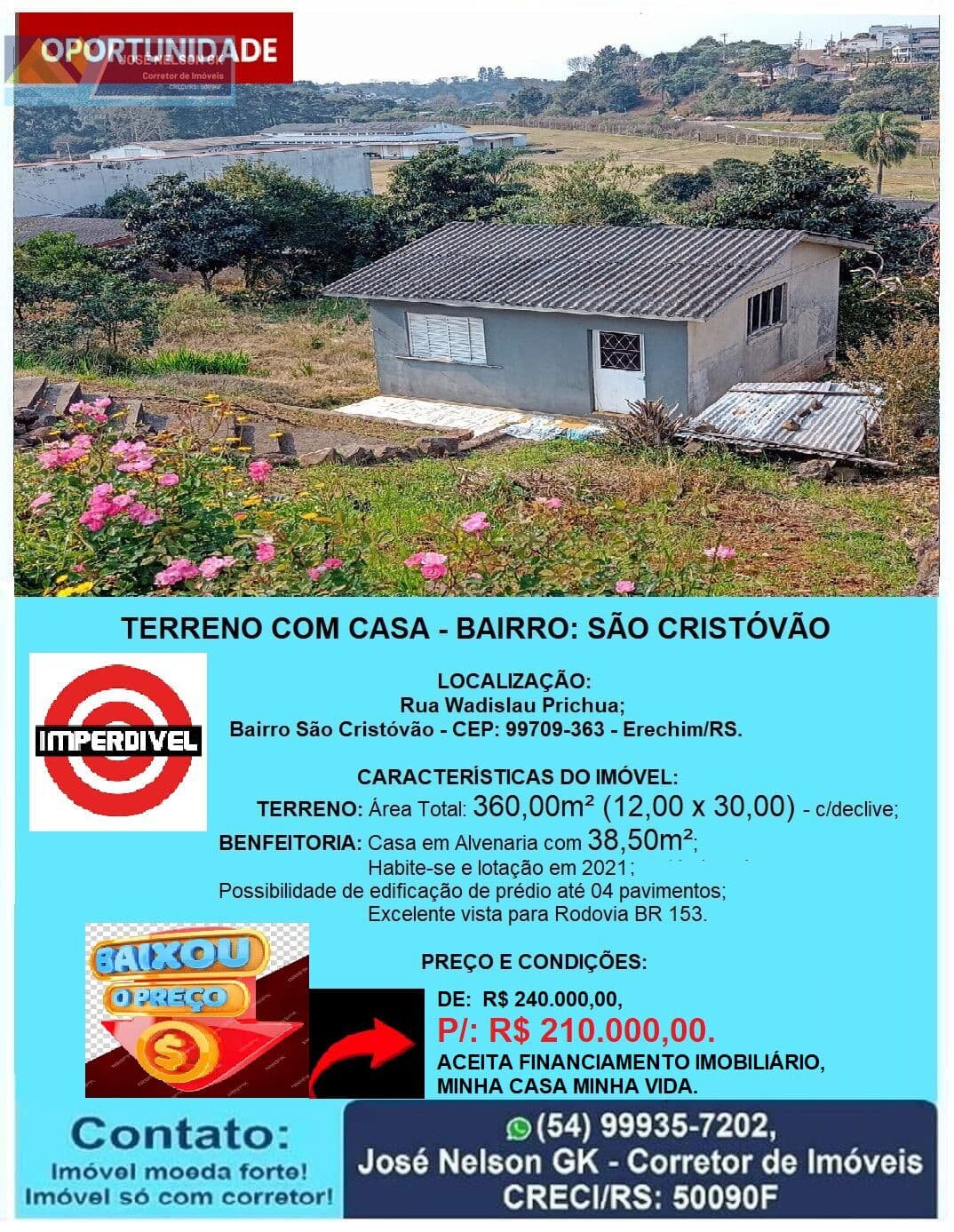 Casa em Erechim - São Cristóvão