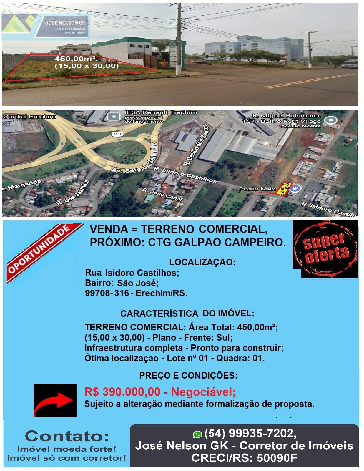 Lote/Terreno em Erechim - São José