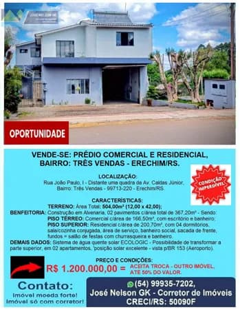 Prédio Comercial e Residencial