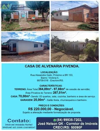 Casa em Erechim - Victória II