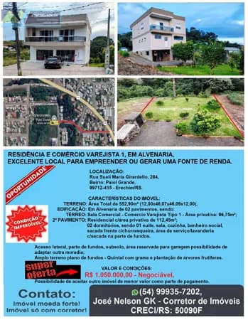 Casa em Erechim - Paiol Grande