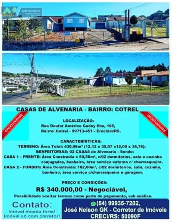 Casa em Erechim - Cotrel