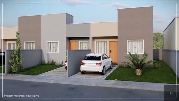 Casa Geminada com Passagem Lateral, Tajuba II, São João Batista/SC