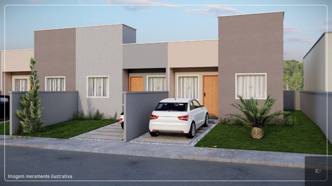 Casa Geminada com Passagem Lateral, Tajuba II, São João Batista/SC