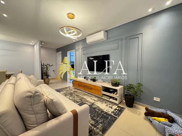 Apartamento todo reformado à venda no Embaré, Santos/SP