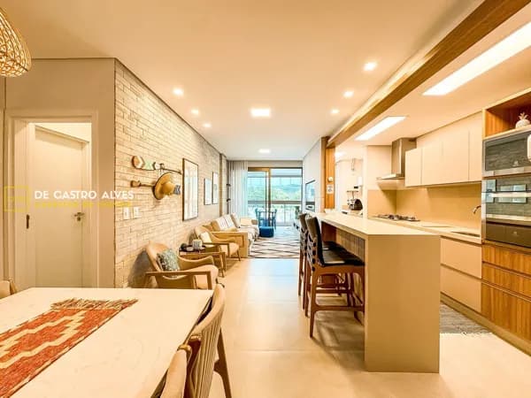 Apartamento Mobiliado e Decorado em Jurere Internacional