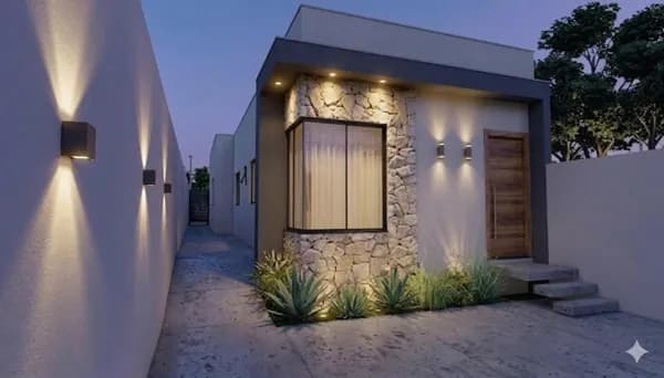 Casa com 03 quartos (01 suíte) e quintal no Monte Verde | Em construção