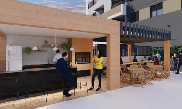 Apartamento 2 dormitórios estação Dom Bosco