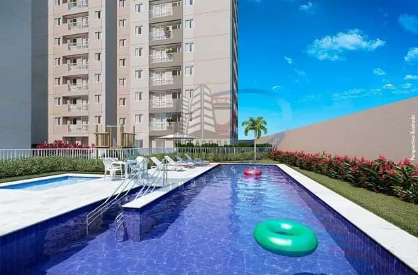 Apartamento 2 dormitórios(1vg) próximo da estação Jurubatuba