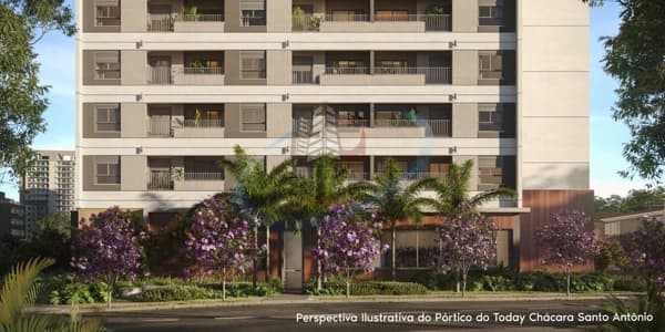 Apartamento 1 dorm 30m² Chácara Santo Antônio