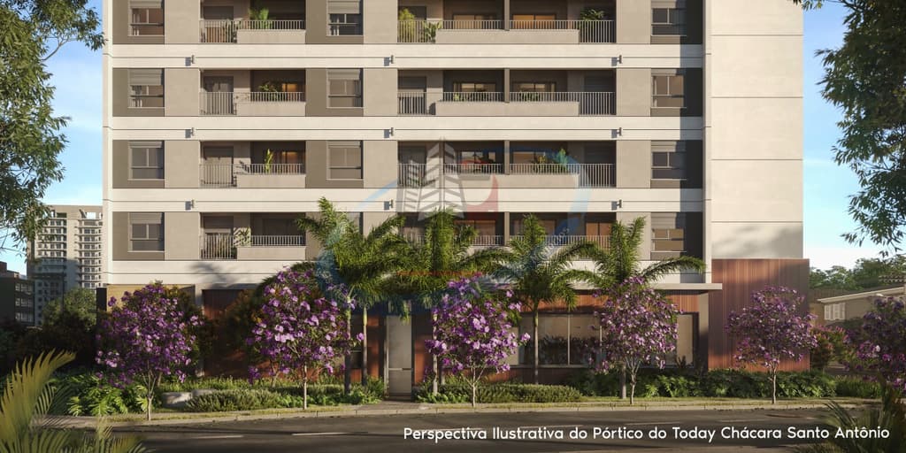 Apartamento 1 dorm 30m² Chácara Santo Antônio