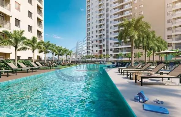 Apartamento 2 dormitórios (1st+1vg) perto do Aeroporto