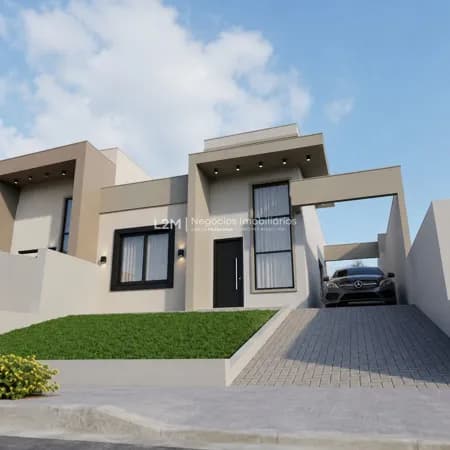 Casa com 2 garagens, no Seminário, financia MCMV.