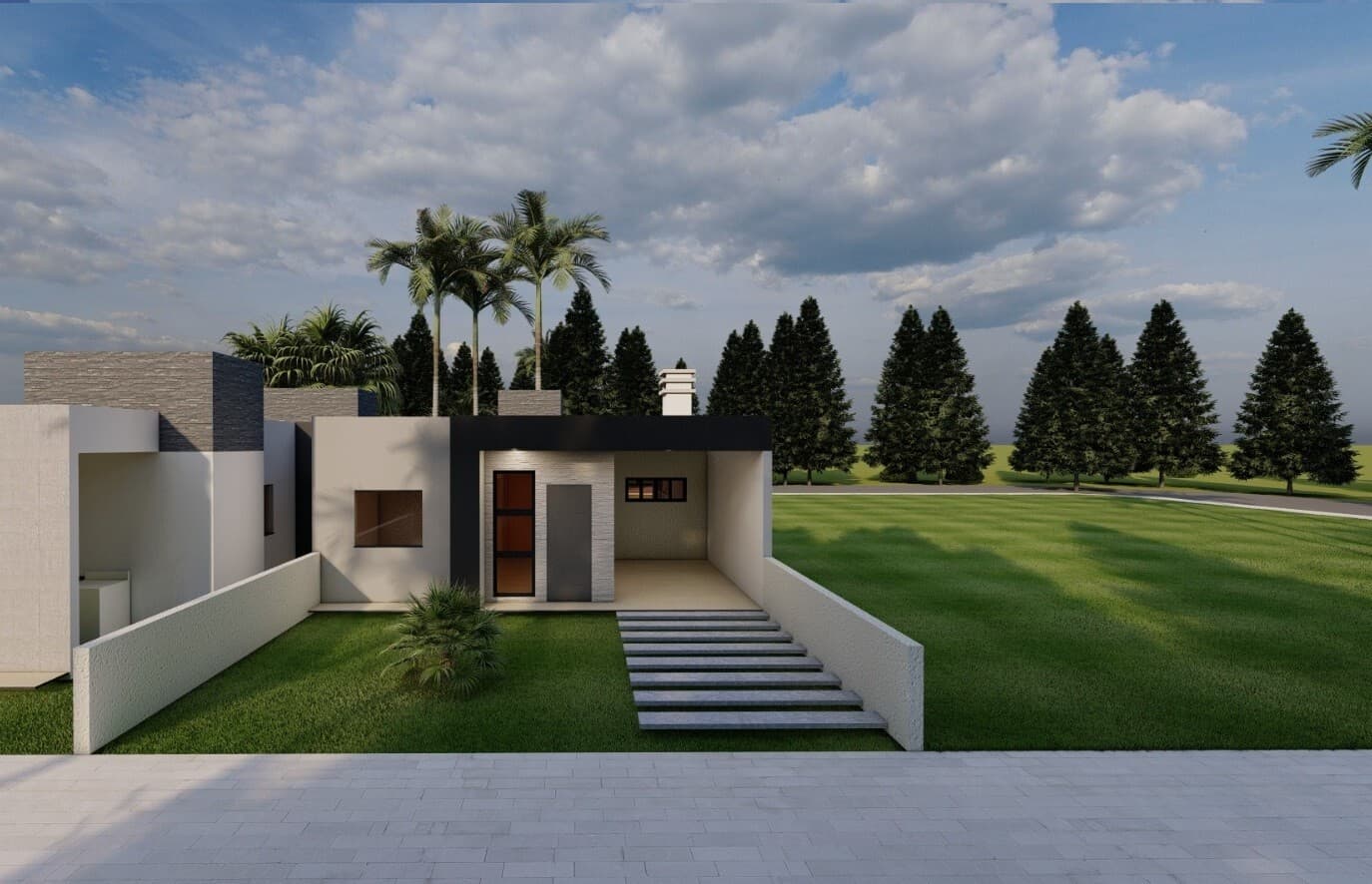 Casa para Venda em Francisco Beltrão, Pinheirão, 2 dormitórios, 1 suíte, 2 banheiros