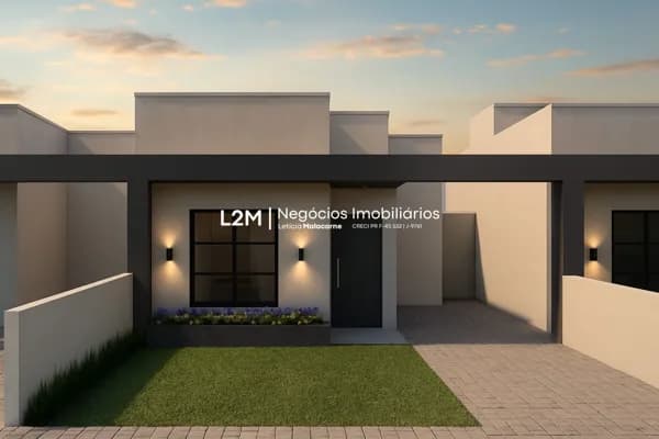 Casa com 2 dormitórios - a partir de R$1.430,00 mensais