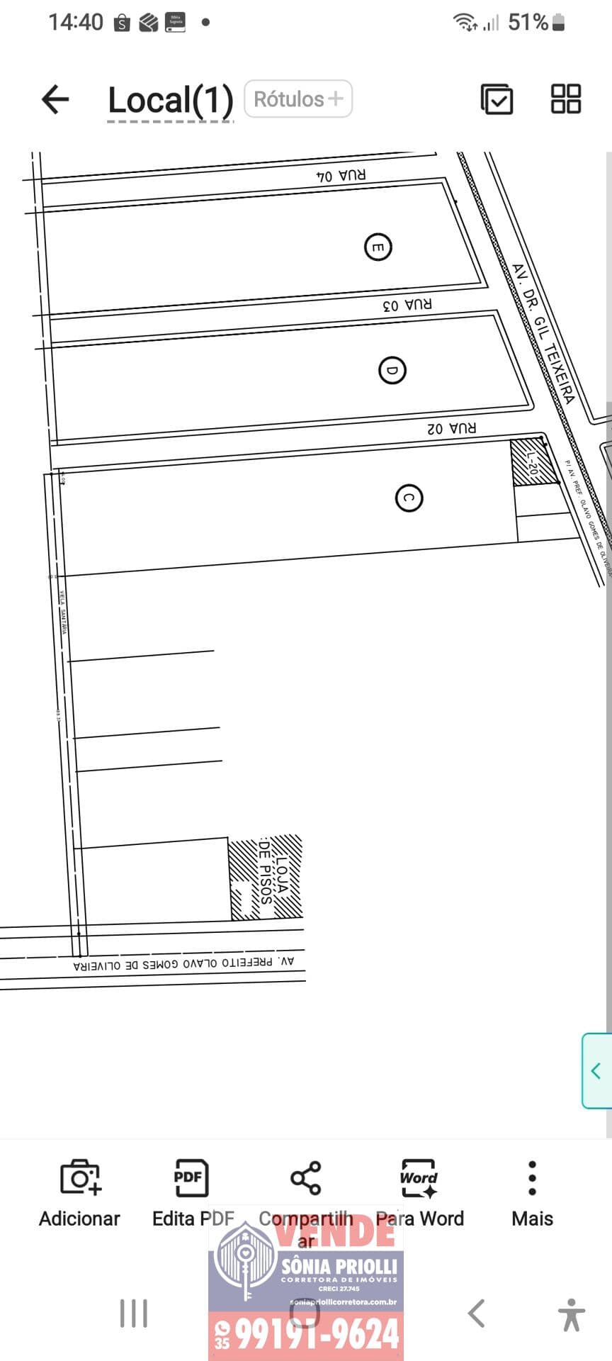Lote/Terreno em Pouso Alegre - Aeroporto Jatobá