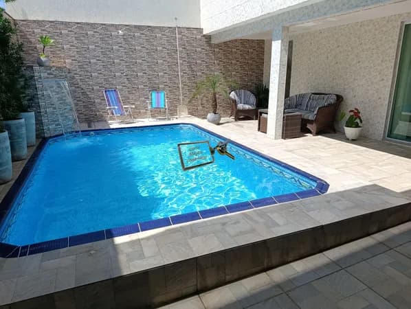 Casa Alto Padrão pe na areaia em Real, Praia Grande/SP