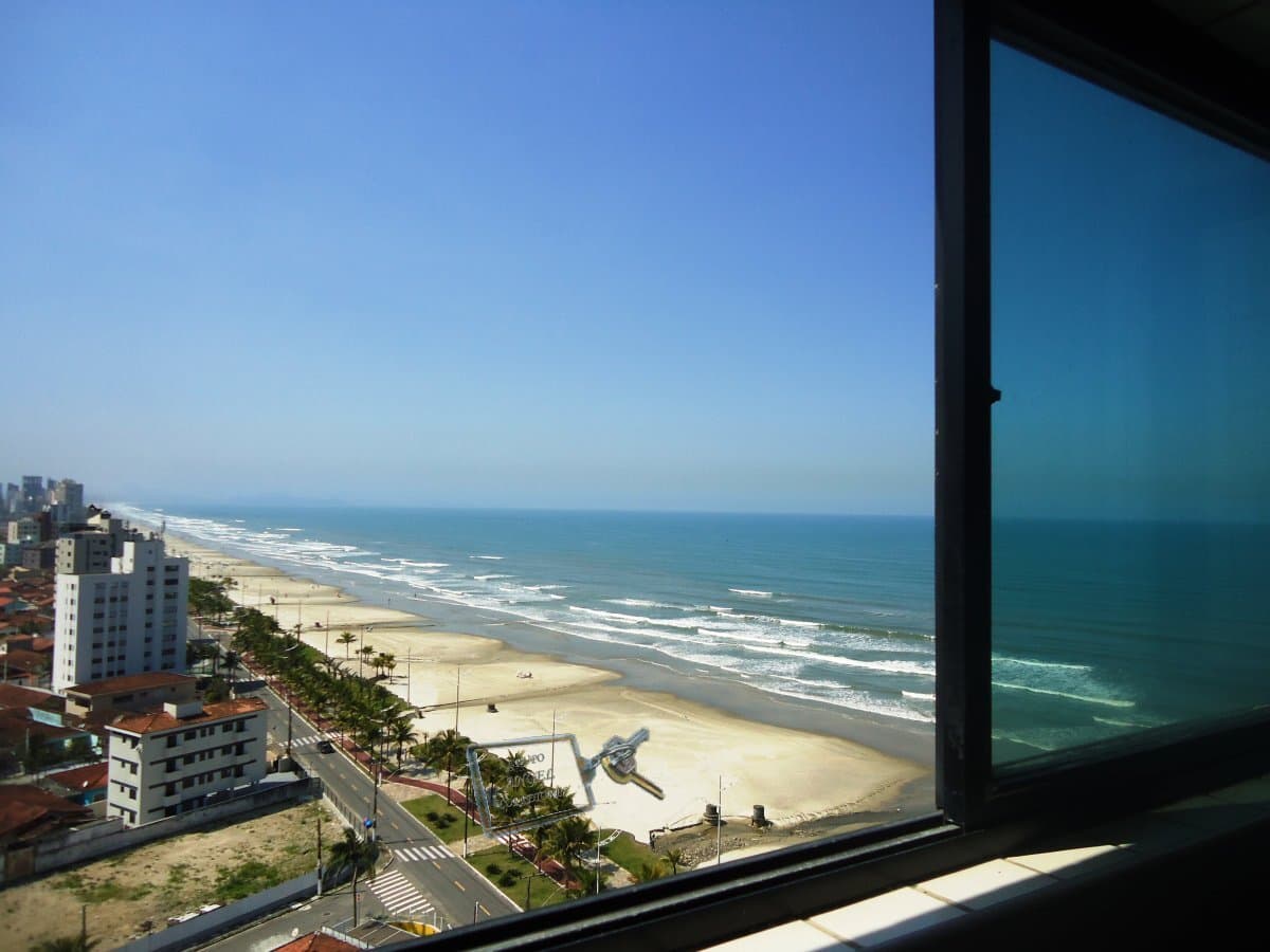 Apartamento précio frente para mar para Venda em Jardim Imperador Praia Grande-SP