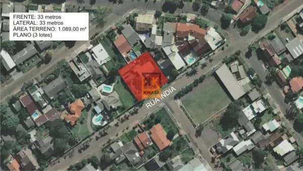 Terreno no bairro Petrópolis, Novo Hamburgo/RS