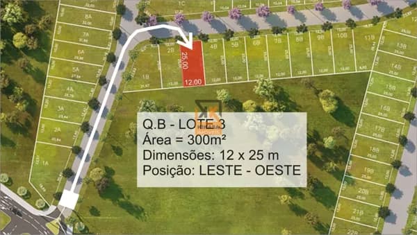 TERRENO COM ENTRADA E PARCELAMENTO EM 180 COM 300 M² NO GARTEN PLATZ EM CAMPO BOM