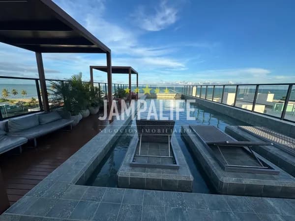 Apartamento PadrãoFlat Beira-Mar Jardim Oceania - Mobiliado e Rentabilizando (Vista Mar)