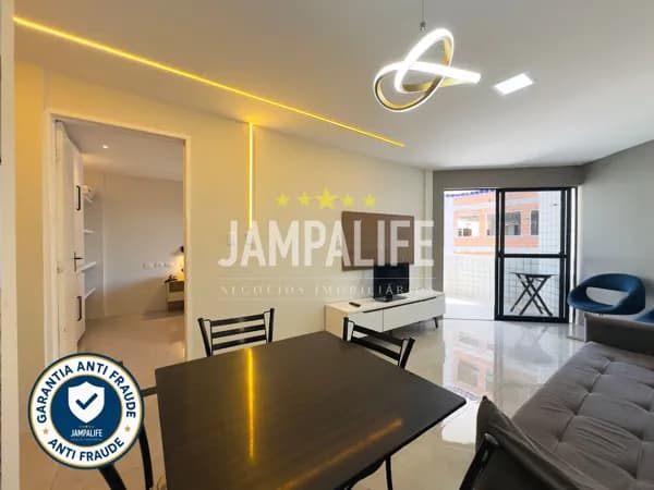 OPORTUNIDADE! Flat de 50 m² em Intermares com quarto separado