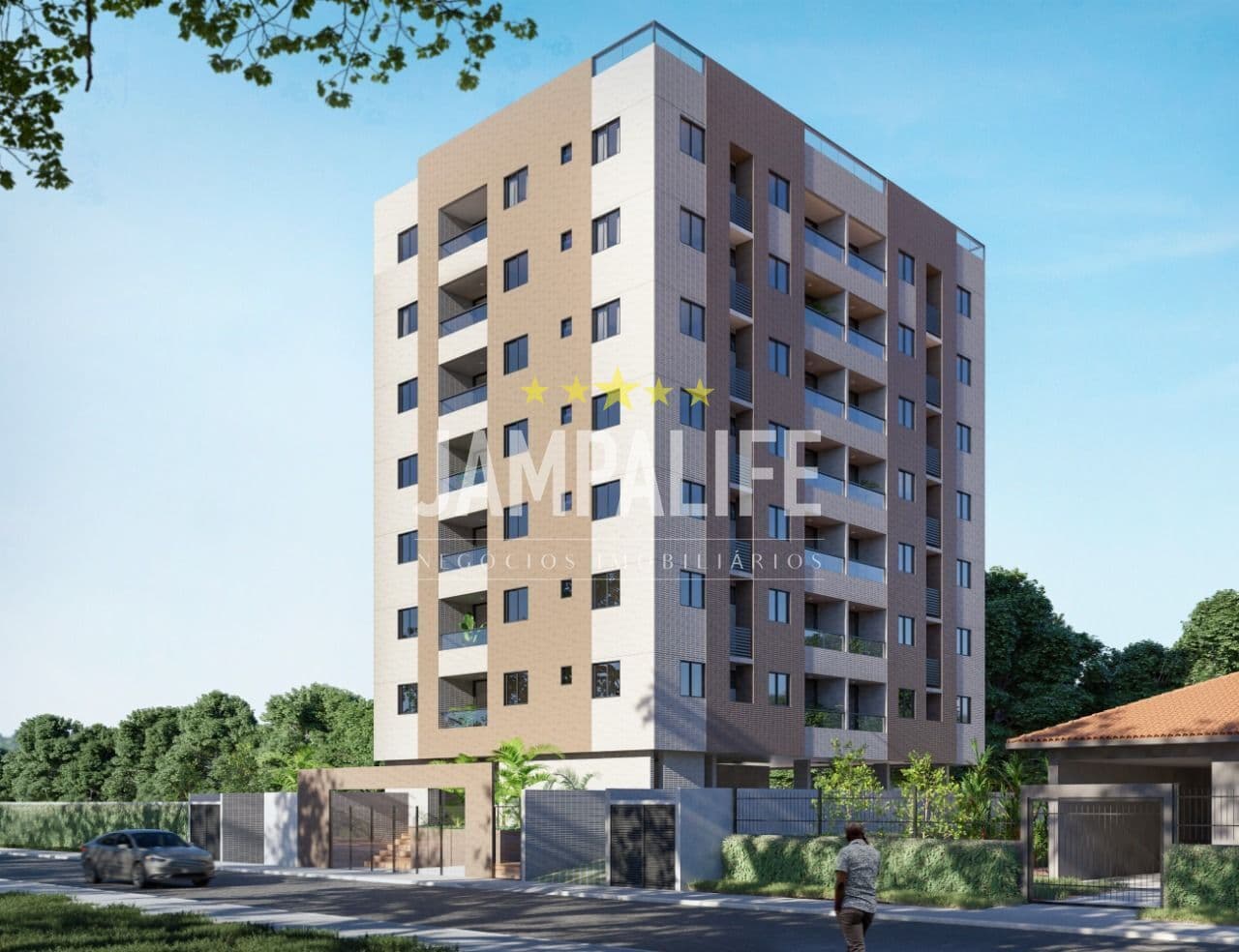 Apartamento com 1 dormitório à venda, 38 m² por R$ 390.000,00 - Bessa - João Pessoa/PB