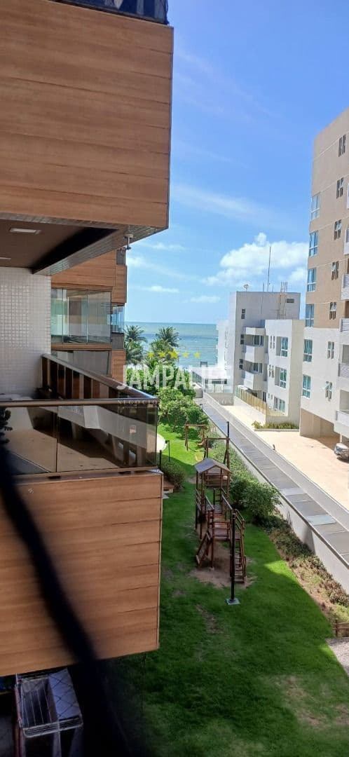 Apartamento PÉ NA AREIA com 3 dormitórios, 128 m² - venda por R$ 2.500.000 ou aluguel por R$ 15.183/mês - Ponta de Campina - Cabedelo/PB