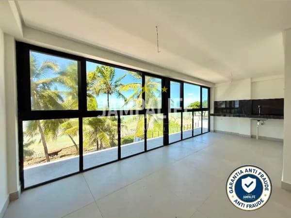 Apartamento de 3 quartos, PÉ NA AREIA no Jardim Oceania!