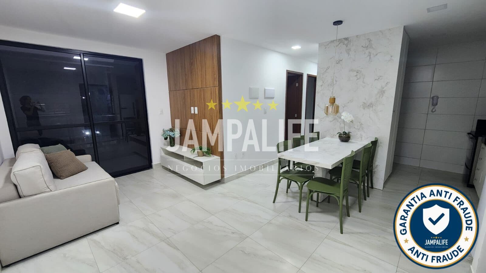 Ap PORTEIRA FECHADA em Intermares - 3 Quartos - 75,35m2